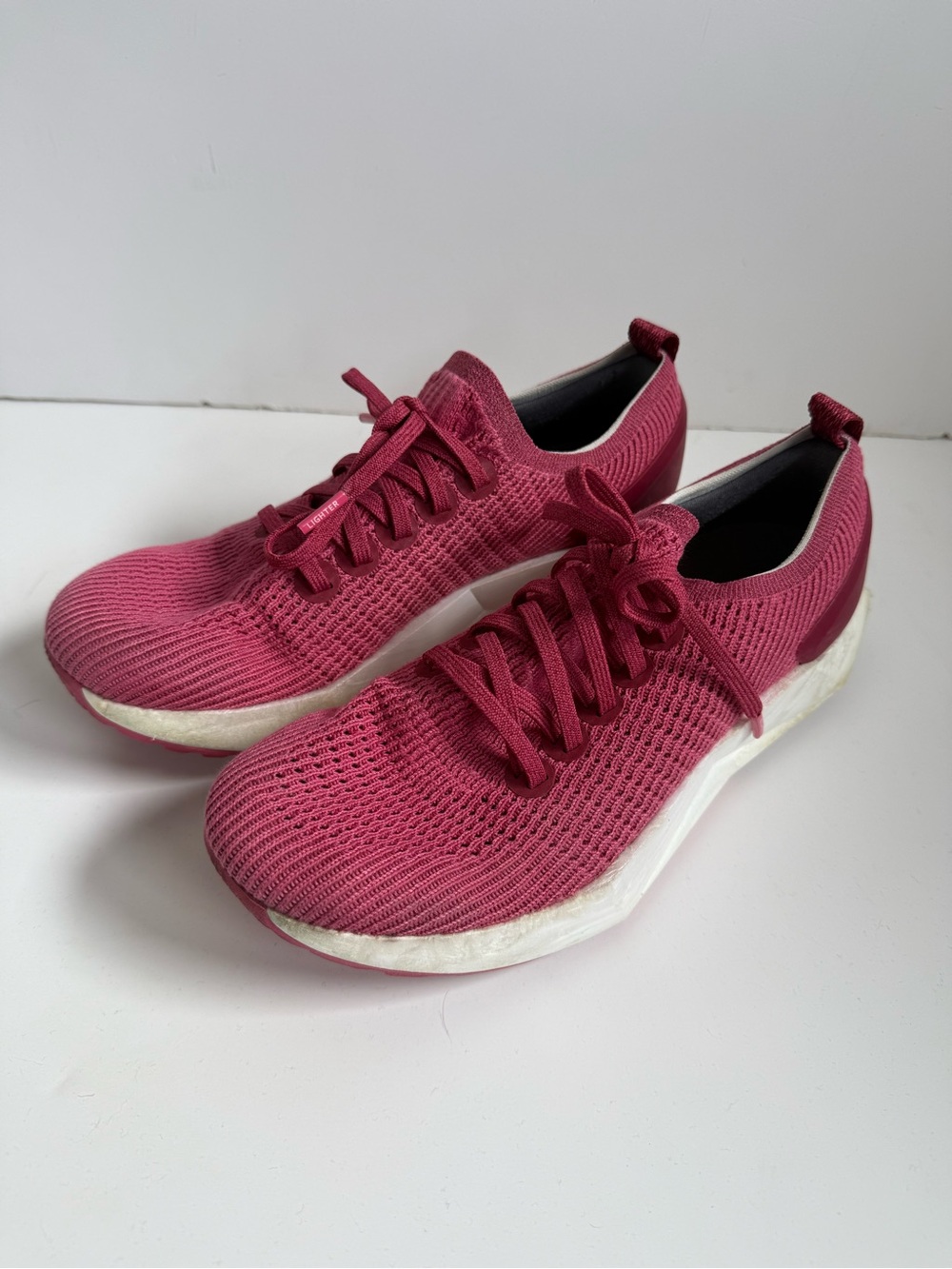 Allbirds Women's Tree Flyer 1 Running Shoes Lux Pink Blizzard Sz 8.5 Lightweight